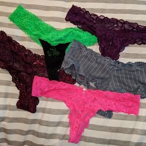 Victoria's Secret panties set of 5